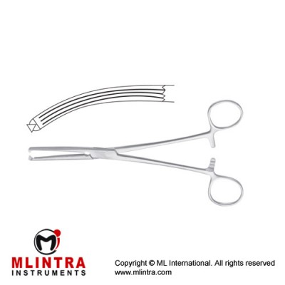 Gwilliam Hysterectomy Forcep Curved Stainless Steel, 20 cm - 8"